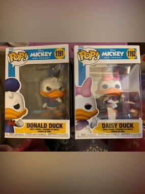 Funko Pop-Donald Duck (1191) and Daisy Duck (1192) -Set